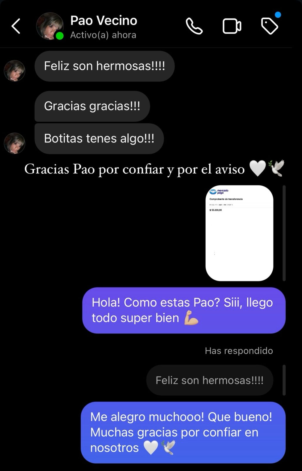 Testimonio cliente